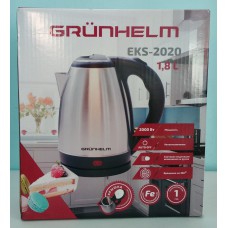Чайник електричний нержавійка Grunhelm EKS-2020 1,8л н /диск 1500Вт