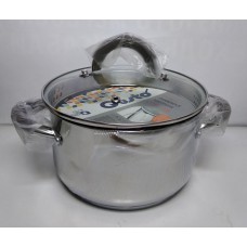 Каструля нержавійка Gusto GT-1102-18 D18см 2,6л (кастрюля з носиком+кришка для зливу) /шт