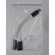 Перехідник Type-C to jack 3,5+Type-C Cablexpert CCA-UC3,5F-02