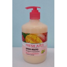 Акція Мило-крем рідке дозатор Fresh juice Манго і карамбола /460мл