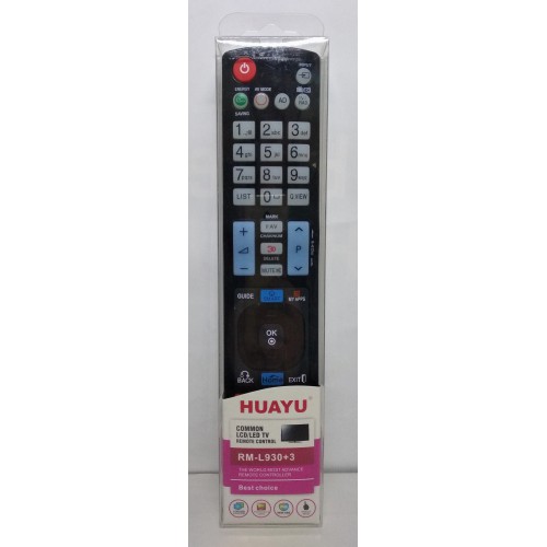 ПДУ TV LG Huayu RM-L930+3 LCD універсальний, 3D, корпус AKB72914293