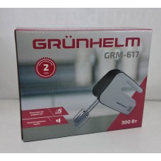 Міксер електричний Grunhelm GRM-617 5 швидкостей (2насадки) 300Вт