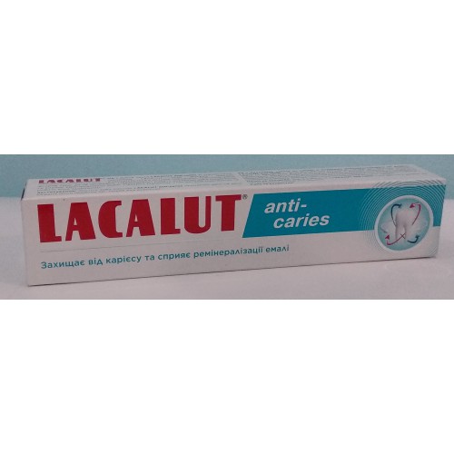Зубна паста Lacalut anti-caries /75мл