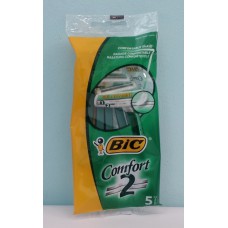 Набір станків Biс Comfort 2 леза (зелені) /5шт