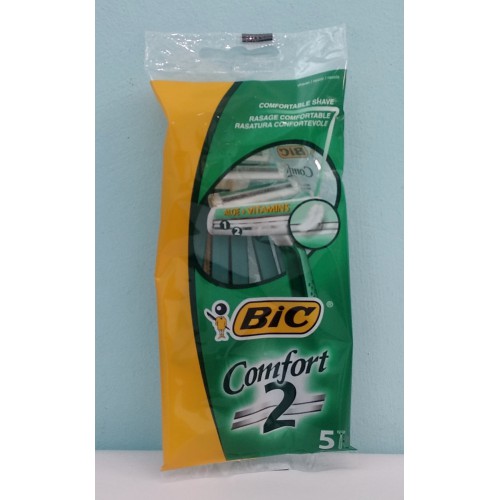 Набір станків Biс Comfort 2 леза (зелені) /5шт