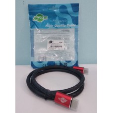 З'єднувач HDMI 1m Atcom Red /Gold Ver2.0 4К (24941)