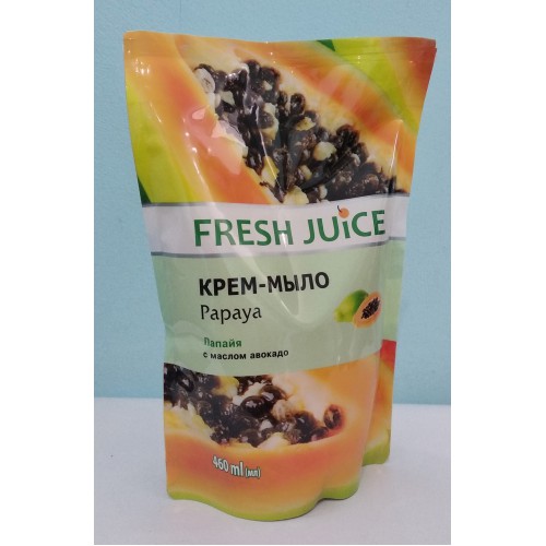 Акція Мило-крем рідке Дой-пак Fresh juice Papaya (папая) /460мл
