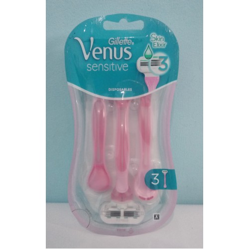 Набір станків Gillette Venus3 Sensitive skin жіночі одноразові /3шт