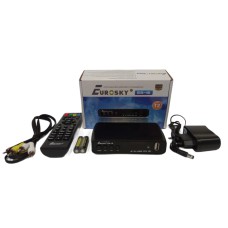 Еф.тюнер Eurosky ES-16 DVB-T2 /T Full HD, mp3, USB, HDMI г.6м