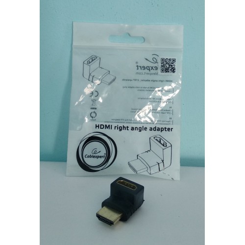 Перехідник HDMI F-> HDMI M мама /папа вугол 270 градусів
