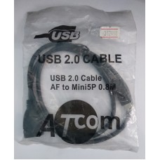 Перехідник USB AF /miniUSB OTG 5p 0, 8м