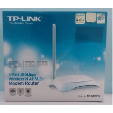Мережевий маршрутізатор(ADSL, Router) TP-Link TD-W8151N Wi-Fi 802.11n, g, b 150Mbps 1WAN, 4LAN