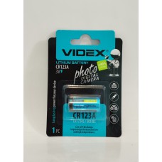 Елемент CR123A (CR17345,5018LC) 3v Videx Lihium