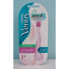 Акція Станок Gillette Venus Extra smooth Sensitive для жінок (2 катриджа)