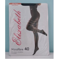 Колготки капронові Elizabeth Microfibra 40ден 3 розмір Чорний /шт