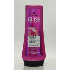 Акція Бальзам-ополаскувач Gliss Supreme length для довг.пошкодж.жирн. /250мл
