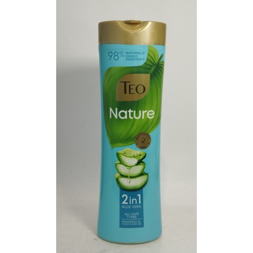 Акція Шампунь Teo Nature 2in1 Aloe всі типи /350мл