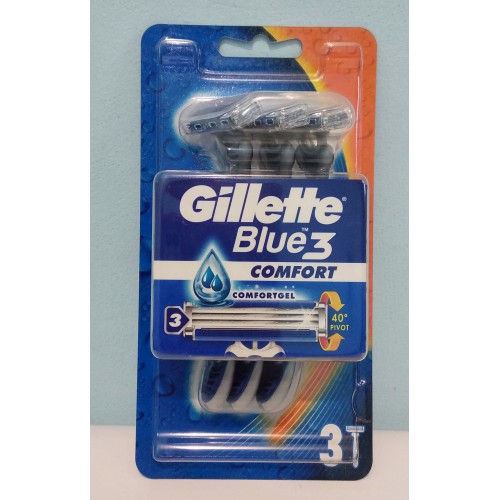 Акція Набір станків Gillette Blue-3 Comfort /3шт