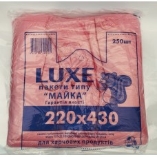 Пакет майка Luxe 22х43 /250шт