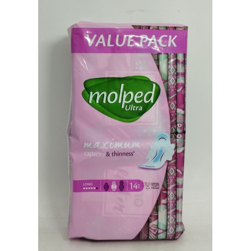 Акція 10% Прокладки Molped Ultra Long ЕКО /14шт 5*