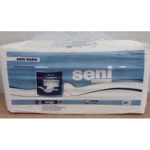 Підгизник для дорослих Seni Basic large (3) (110-150см)ЕКО /30шт