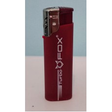 Запальничка п'єзо Fox FX-809RB CR турбо кольорова (резинова) /шт