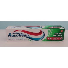 Зубна паста Aguafresh потрійний захист м`яко-м`ятна /50мл