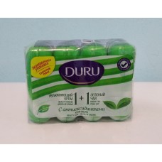 Акція Мило екопак Duru 1+1 Зелений чай 4х80гр