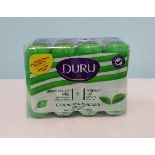 Акція Мило екопак Duru 1+1 Зелений чай 4х80гр