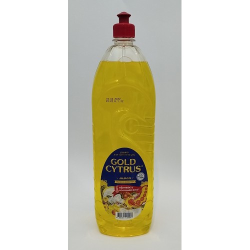 Акція Засіб для посуду рідкий Gold Cytrus лимон (жовтий) /1,5л