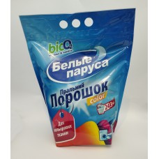 Акція Пральний порошок Білі вітрила універсальний Color для кольорових речей пакет /3000гр
