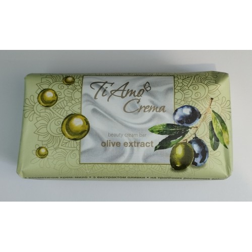 Акція Мило туалетне Ti Amo Crema olive extract /125гр