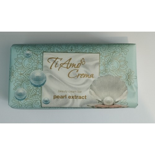 Акція Мило туалетне Ti Amo Crema pearl extract /125гр