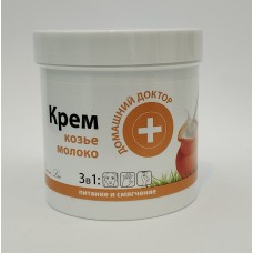 Крем для обличчя рук тіла Домашній доктор Козине молоко Живл.пом'якш. /250мл
