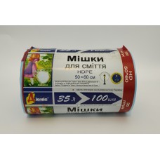 Пакет для сміття Діоніс 35л сині /100шт