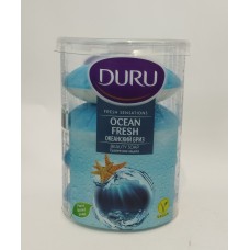 Акція Мило стакан Duru Fresh Ocean Fresh (Океанський бриз) 4х100гр