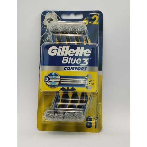 Акція Набір станків Gillette Blue-3 Comfort /8шт