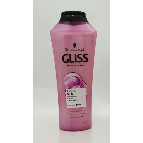 Акція Шампунь Gliss Liquid silk для ламкого і тьмяного /400мл