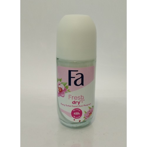 Акція Дезодорант жіночий шарик Fa Fresh+dry Peony sorbet scent /50мл