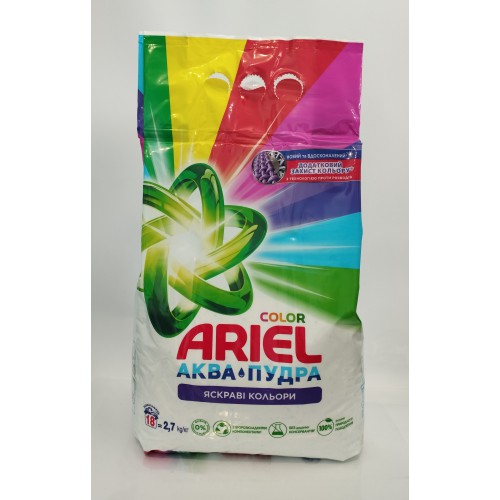 Акція Пральний порошок Ariel автомат Color Ек /2,7кг