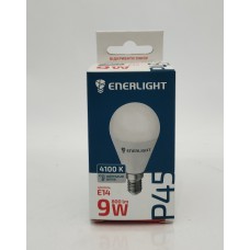 Електрична лампа світлодіодна Enerlight 9W 800лм Е14 нейтральне світло (кулька) 2роки