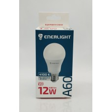 Електрична лампа світлодіодна Enerlight 12W 1080лм Е27 нейтральне світло 2роки