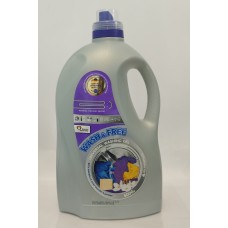 Акція-10% Гель для прання Wash&Free універсал з госп.милом з ароматом Жасміна та лаванди /5л (Німечина)