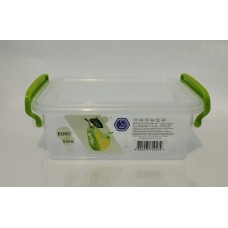 Лоток пластик харчовий Народний продукт прямокутний з зажимом 0,55л /шт