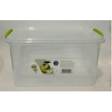 Лоток пластик харчовий Народний продукт прямокутний з зажимом 5л /шт
