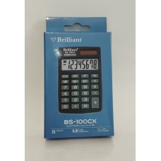 Калькулятор кишеньковий Brilliant BS-100СХ 8 символів (58*88мм) /шт