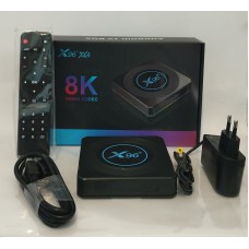 Телевізійна приставка Smart TV BOX X96 X4 mах 4 /64 (android 11 Wi-fi, Lan) 14днів