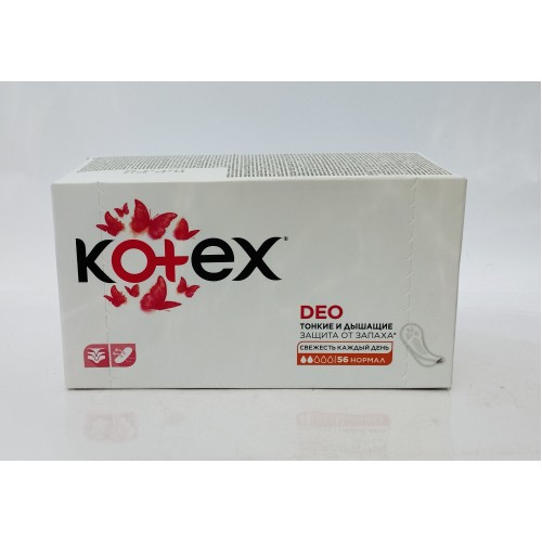 Прокладки щоденні Kotex Нормал Deo ** /56шт