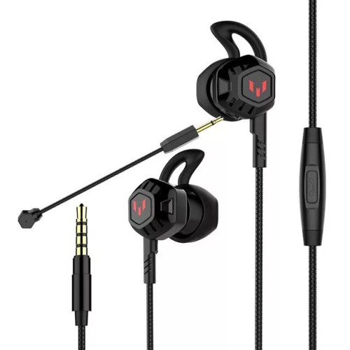 Навушники вакуумні (гарнітура) Langsdom G100X чорн штир 3,5mm