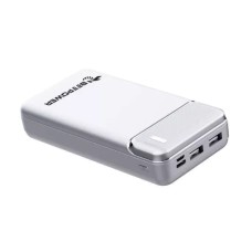 Зарядний пристрій портативний Bee power ВР-20 DC5V 2*USB-2AxType-C 2A-20000mAh білий